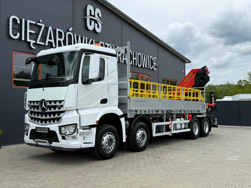 Mercedes-Benz Arocs Actros 3236 // E6 // 8x4 // Palfinger PK4800 - Camion platformă, Camion cu macara: Foto 1 Mercedes-Benz Arocs Actros 3236 // E6 // 8x4 // Palfinger PK4800 - Camion platformă, Camion cu macara: Foto 1