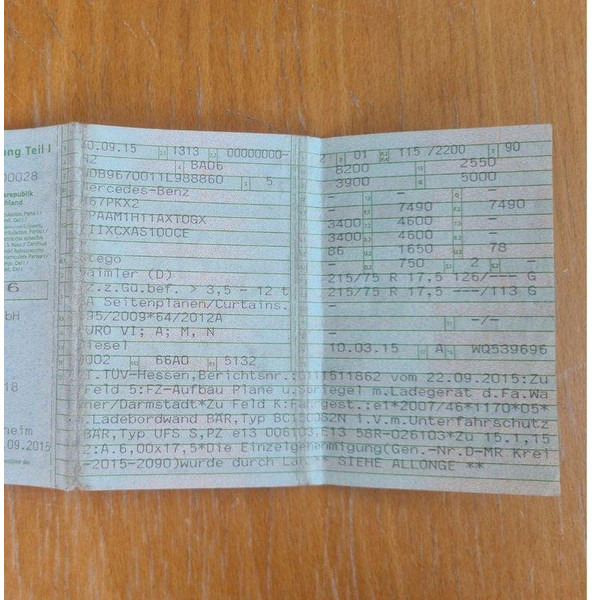 Camion cu prelată Mercedes-Benz Atego 816 LADEBORD EU6 KLIMA 1HAND: Foto 13 Camion cu prelată Mercedes-Benz Atego 816 LADEBORD EU6 KLIMA 1HAND: Foto 13