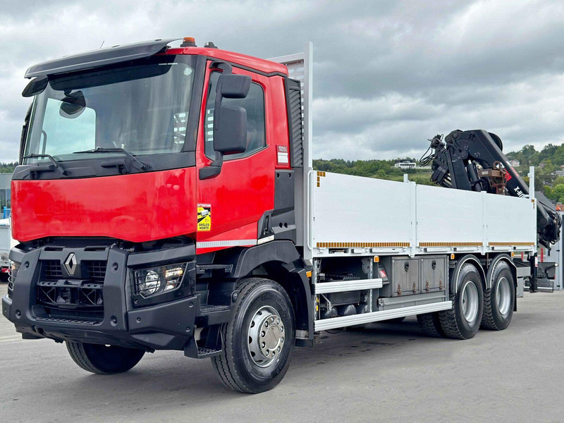 Renault C 400 *HIAB X - HIDUO 188 ES - 4 + FUNK * 6x4 - Camion platformă, Camion cu macara: Foto 4 Renault C 400 *HIAB X - HIDUO 188 ES - 4 + FUNK * 6x4 - Camion platformă, Camion cu macara: Foto 4