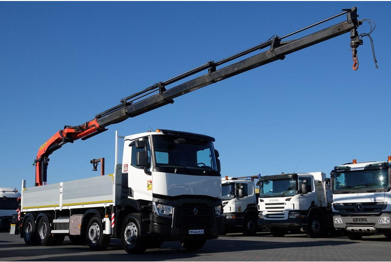 Renault C 430 / 8x4 / SKRZYNIOWY 7 M + HDS PALFINGER 33002 -wysów: 14,5 - Camion platformă, Camion cu macara: Foto 5 Renault C 430 / 8x4 / SKRZYNIOWY 7 M + HDS PALFINGER 33002 -wysów: 14,5 - Camion platformă, Camion cu macara: Foto 5