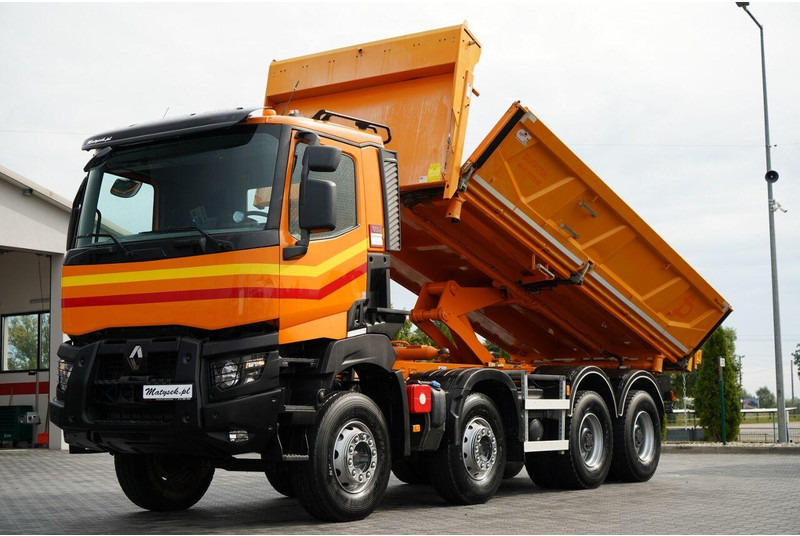 Renault K 480 / 8x4 / WYWROTKA DWUSTRONNA / HYDROBURTA / KLAPODRZWI / S - Camion basculantă: Foto 1 Renault K 480 / 8x4 / WYWROTKA DWUSTRONNA / HYDROBURTA / KLAPODRZWI / S - Camion basculantă: Foto 1