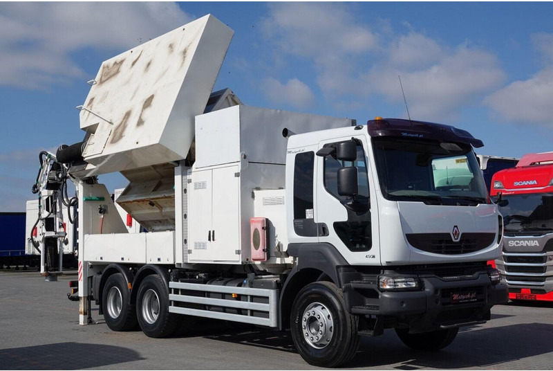 Renault KERAX 450 / 6x4 / MTS SAUGBAGGER 3A11T /ASENIZACYJNY / ŁADOWARKA - Maşină pentru vidanjări: Foto 1 Renault KERAX 450 / 6x4 / MTS SAUGBAGGER 3A11T /ASENIZACYJNY / ŁADOWARKA - Maşină pentru vidanjări: Foto 1