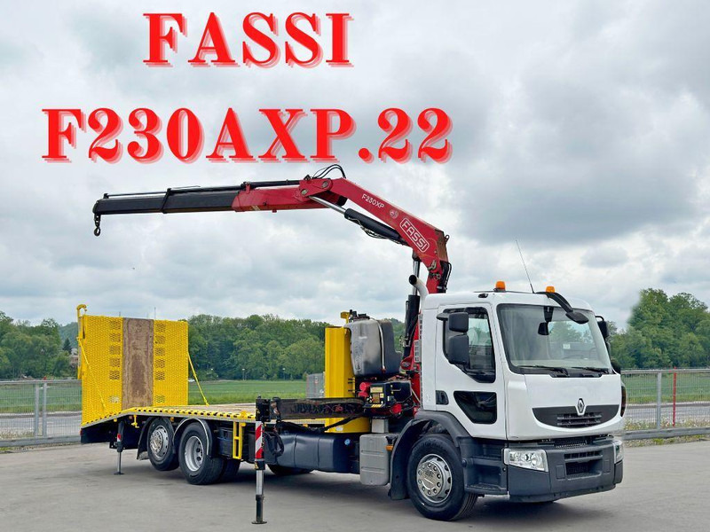 Renault PREMIUM 370 * FASSI F230AXP.22 + FUNK* TOP - Maşină de tractare: Foto 1 Renault PREMIUM 370 * FASSI F230AXP.22 + FUNK* TOP - Maşină de tractare: Foto 1