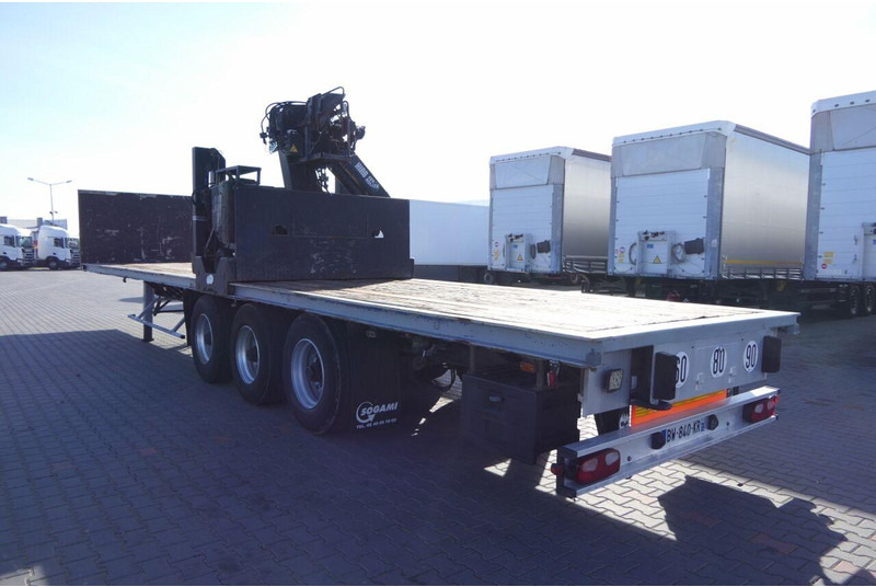 Samro NACZEPA PLATFORMA + HDS HIAB R 150 / DO BUDOWLANKI / PODŁOGA SZY - Semiremorcă platformă: Foto 3 Samro NACZEPA PLATFORMA + HDS HIAB R 150 / DO BUDOWLANKI / PODŁOGA SZY - Semiremorcă platformă: Foto 3