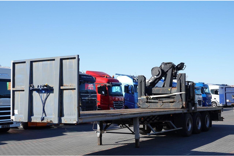 Samro NACZEPA PLATFORMA / + HDS HIAB R 150 F3 - WYSÓW : 8 METRÓW - Semiremorcă platformă: Foto 2 Samro NACZEPA PLATFORMA / + HDS HIAB R 150 F3 - WYSÓW : 8 METRÓW - Semiremorcă platformă: Foto 2