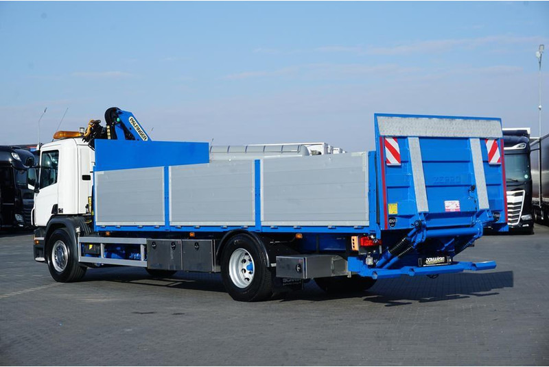 Camion platformă, Camion cu macara Scania P 250 / ACC / SKRZYNIOWY + HDS + WINDA / PALFINGER PK 12 002 - E: Foto 6 Camion platformă, Camion cu macara Scania P 250 / ACC / SKRZYNIOWY + HDS + WINDA / PALFINGER PK 12 002 - E: Foto 6