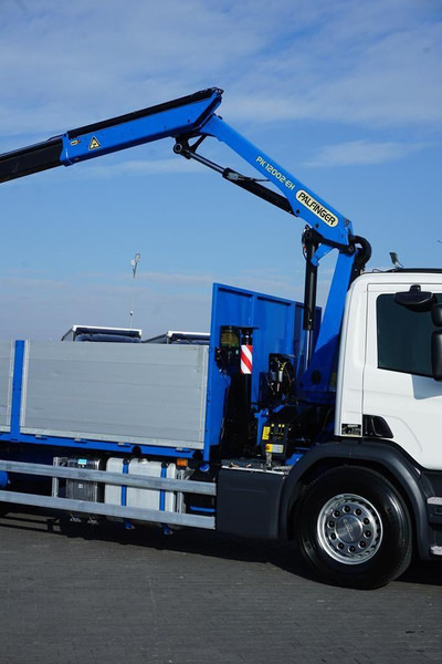 Camion platformă, Camion cu macara Scania P 250 / ACC / SKRZYNIOWY + HDS + WINDA / PALFINGER PK 12 002 - E: Foto 16 Camion platformă, Camion cu macara Scania P 250 / ACC / SKRZYNIOWY + HDS + WINDA / PALFINGER PK 12 002 - E: Foto 16