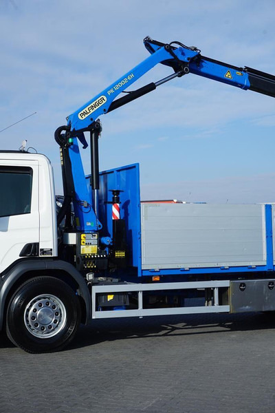 Camion platformă, Camion cu macara Scania P 250 / ACC / SKRZYNIOWY + HDS + WINDA / PALFINGER PK 12 002 - E: Foto 15 Camion platformă, Camion cu macara Scania P 250 / ACC / SKRZYNIOWY + HDS + WINDA / PALFINGER PK 12 002 - E: Foto 15
