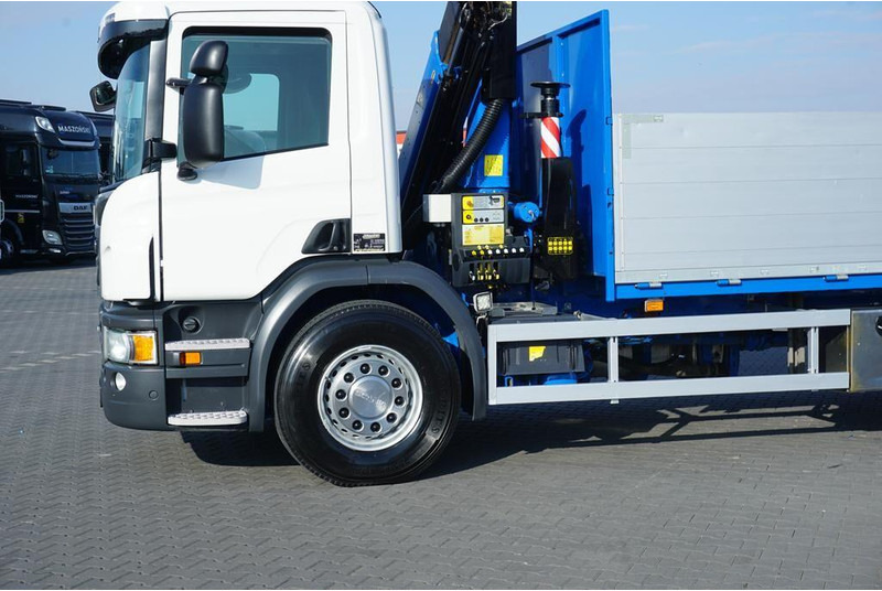 Camion platformă, Camion cu macara Scania P 250 / ACC / SKRZYNIOWY + HDS + WINDA / PALFINGER PK 12 002 - E: Foto 18 Camion platformă, Camion cu macara Scania P 250 / ACC / SKRZYNIOWY + HDS + WINDA / PALFINGER PK 12 002 - E: Foto 18