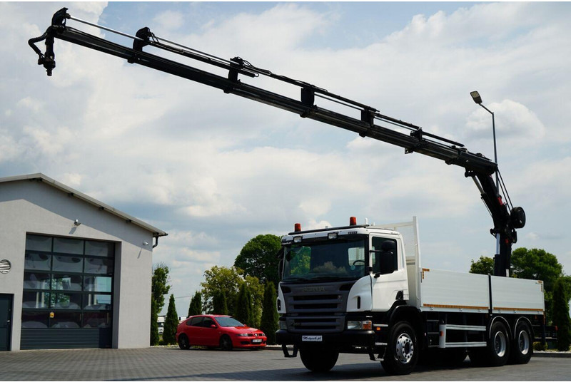 Scania P 360 / 6X4 / SKRZYNIOWY 4.85 + HDS HIAB 211 E-6 HIDUO / UDŹWIG - Camion platformă, Camion cu macara: Foto 2 Scania P 360 / 6X4 / SKRZYNIOWY 4.85 + HDS HIAB 211 E-6 HIDUO / UDŹWIG - Camion platformă, Camion cu macara: Foto 2
