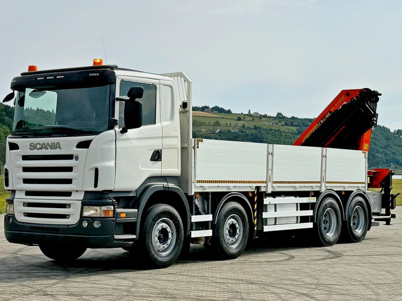 Scania R 420 PRITSCHE 6,47 m * PK 44002/FUNK * 8x4 /TOP - Camion platformă, Camion cu macara: Foto 4 Scania R 420 PRITSCHE 6,47 m * PK 44002/FUNK * 8x4 /TOP - Camion platformă, Camion cu macara: Foto 4