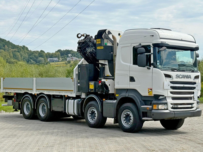 Scania R 500 * PK 88002 - EH G + FUNK * 8x4 *TOPZUSTAND - Camion platformă, Camion cu macara: Foto 3 Scania R 500 * PK 88002 - EH G + FUNK * 8x4 *TOPZUSTAND - Camion platformă, Camion cu macara: Foto 3