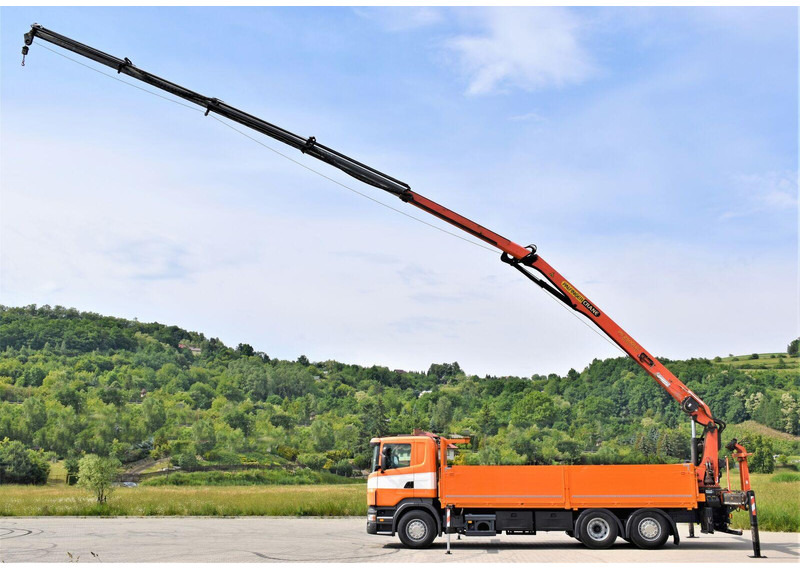 Scania R400 Pritsche 6,80m - Camion platformă, Camion cu macara: Foto 3 Scania R400 Pritsche 6,80m - Camion platformă, Camion cu macara: Foto 3