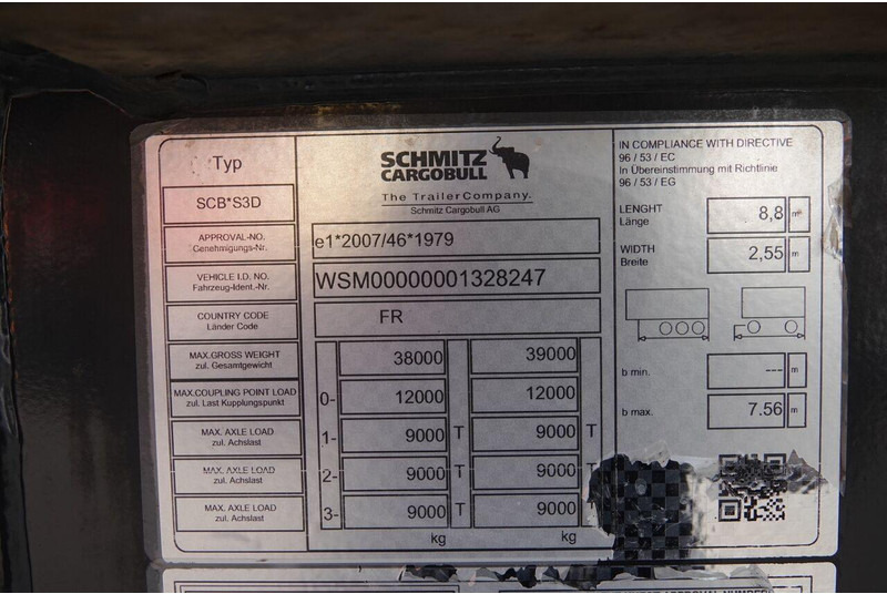 Semiremorcă basculantă Schmitz Cargobull WYWROTKA 30 m3 / STALOWA / RYNNA WANNA HP / OŚ PODNOSZONAWYWROTK: Foto 20