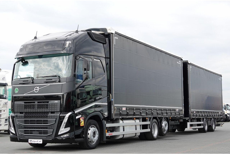 Volvo FH 500 / I-SAVE / XL / ZESTAW TANDEM PRZEJAZDOWY 120 M3 / 2023 / - Camion cu prelată: Foto 4 Volvo FH 500 / I-SAVE / XL / ZESTAW TANDEM PRZEJAZDOWY 120 M3 / 2023 / - Camion cu prelată: Foto 4