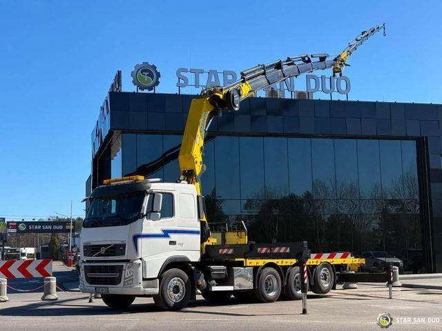 Volvo FH 520 8x4 HMF ODIN K6 EURO 5 FLY JIB Crane - Camion platformă, Camion cu macara: Foto 1 Volvo FH 520 8x4 HMF ODIN K6 EURO 5 FLY JIB Crane - Camion platformă, Camion cu macara: Foto 1