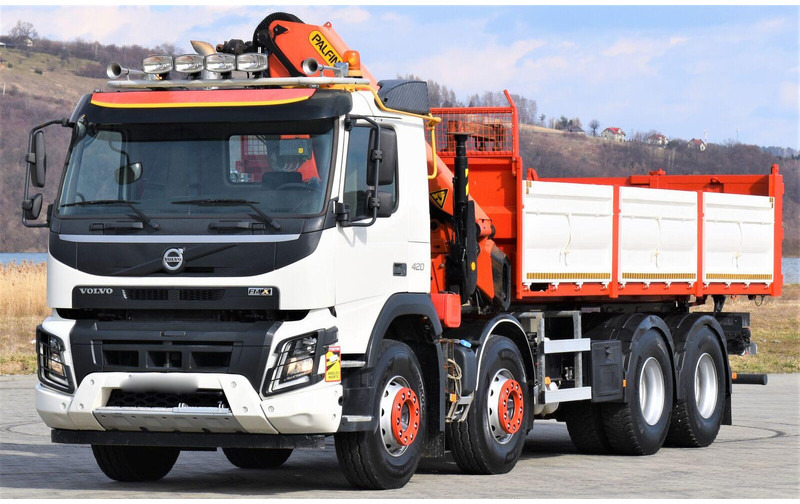Volvo FMX 420 Kipper 6,20m *PK 1850 2 - SH B*FUNK/8x4 - Camion basculantă, Camion cu macara: Foto 4 Volvo FMX 420 Kipper 6,20m *PK 1850 2 - SH B*FUNK/8x4 - Camion basculantă, Camion cu macara: Foto 4