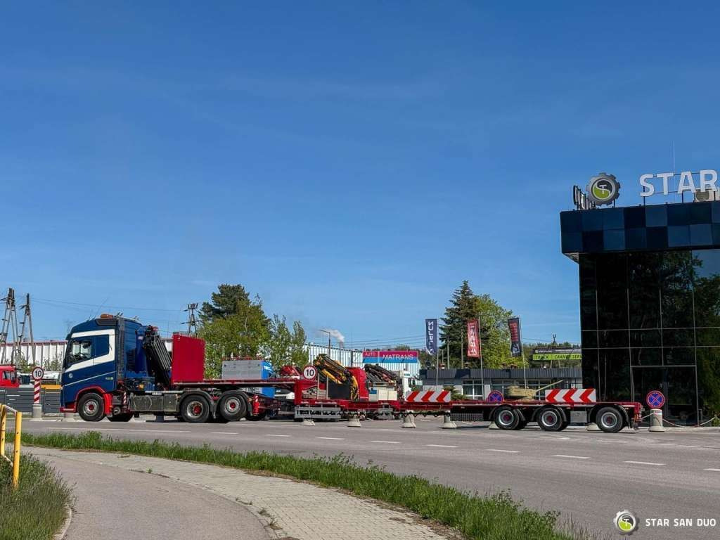 Semiremorcă transport agabaritic HRD Semitrailer Low Loader NRD NTS 3 Axle Tieflader: Foto 18