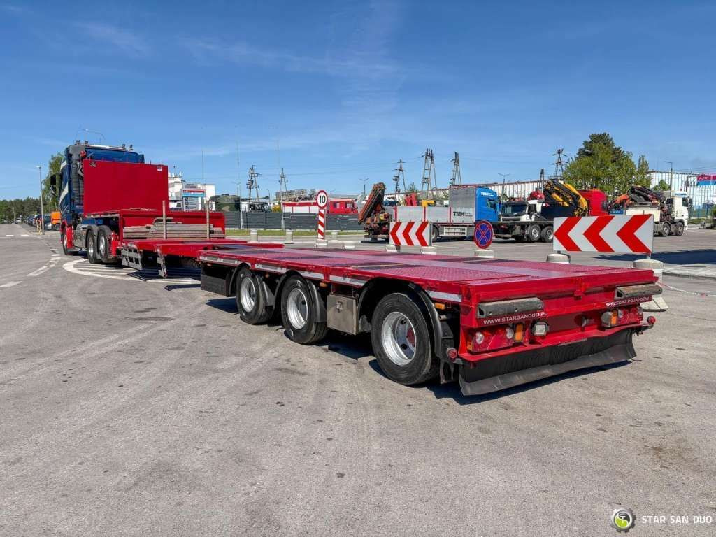 Semiremorcă transport agabaritic HRD Semitrailer Low Loader NRD NTS 3 Axle Tieflader: Foto 16