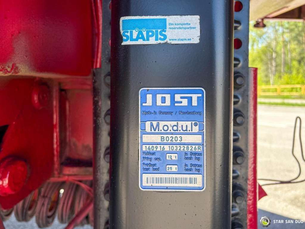 Semiremorcă transport agabaritic HRD Semitrailer Low Loader NRD NTS 3 Axle Tieflader: Foto 19