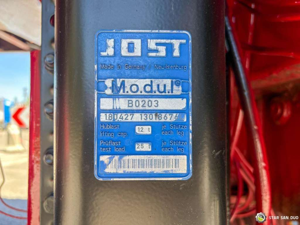 Semiremorcă transport agabaritic HRD Semitrailer Low Loader NRD NTS 3 Axle Tieflader: Foto 9