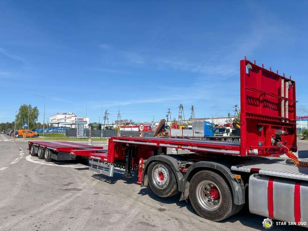 Semiremorcă transport agabaritic HRD Semitrailer Low Loader NRD NTS 3 Axle Tieflader: Foto 25