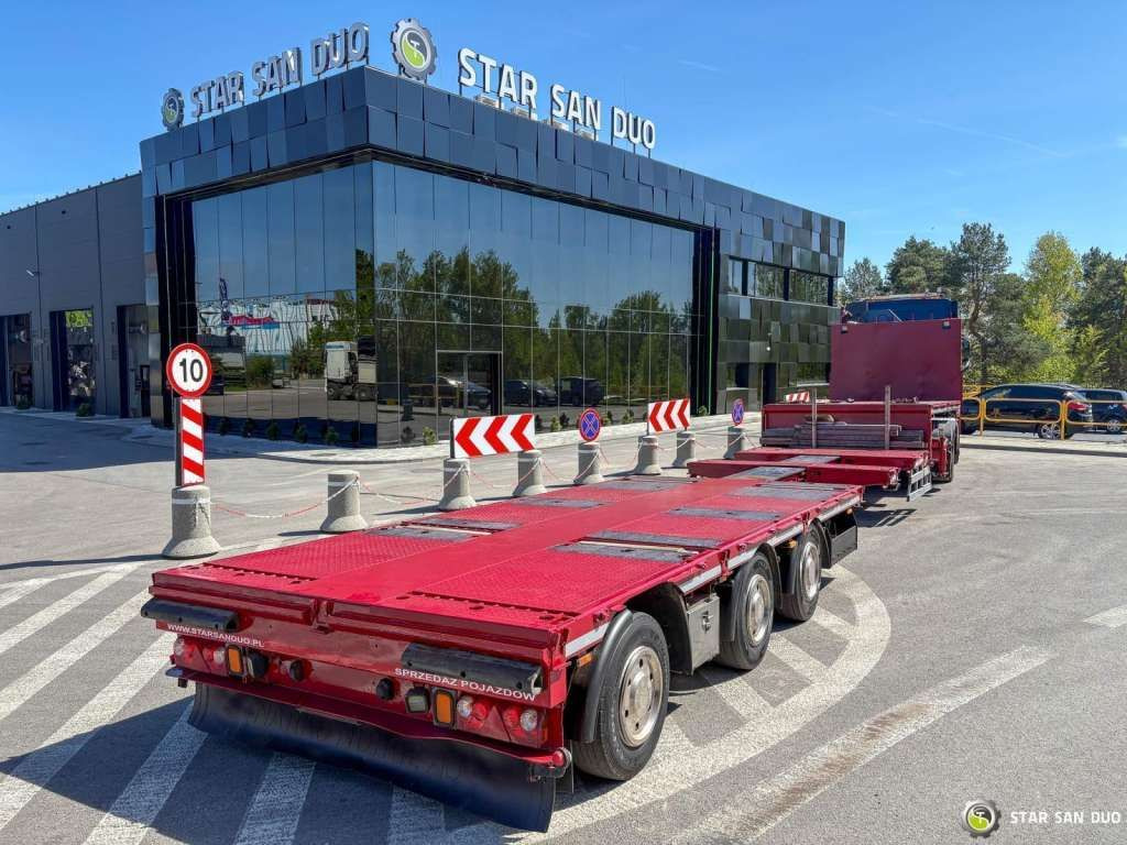 Semiremorcă transport agabaritic HRD Semitrailer Low Loader NRD NTS 3 Axle Tieflader: Foto 29
