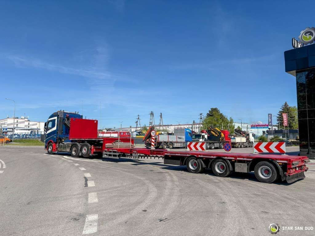 Semiremorcă transport agabaritic HRD Semitrailer Low Loader NRD NTS 3 Axle Tieflader: Foto 6
