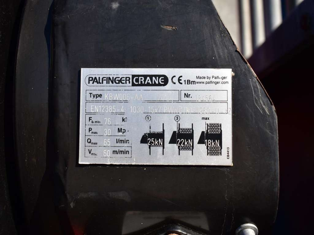 Camion cu macara, Camion platformă MAN  TGM 18.340 4x4 PALFINGER PK 18002 CRANE WINCH MAN  TGM 18.340 4x4 PALFINGER PK 18002 CRANE WINCH: Foto 26