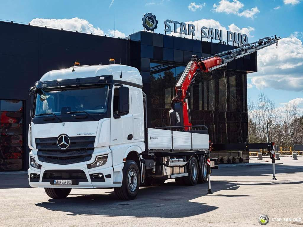 Mercedes-Benz ACTROS 3351 NEW 6x4 Fassi F485 Crane - Camion cu macara: Foto 1 Mercedes-Benz ACTROS 3351 NEW 6x4 Fassi F485 Crane - Camion cu macara: Foto 1