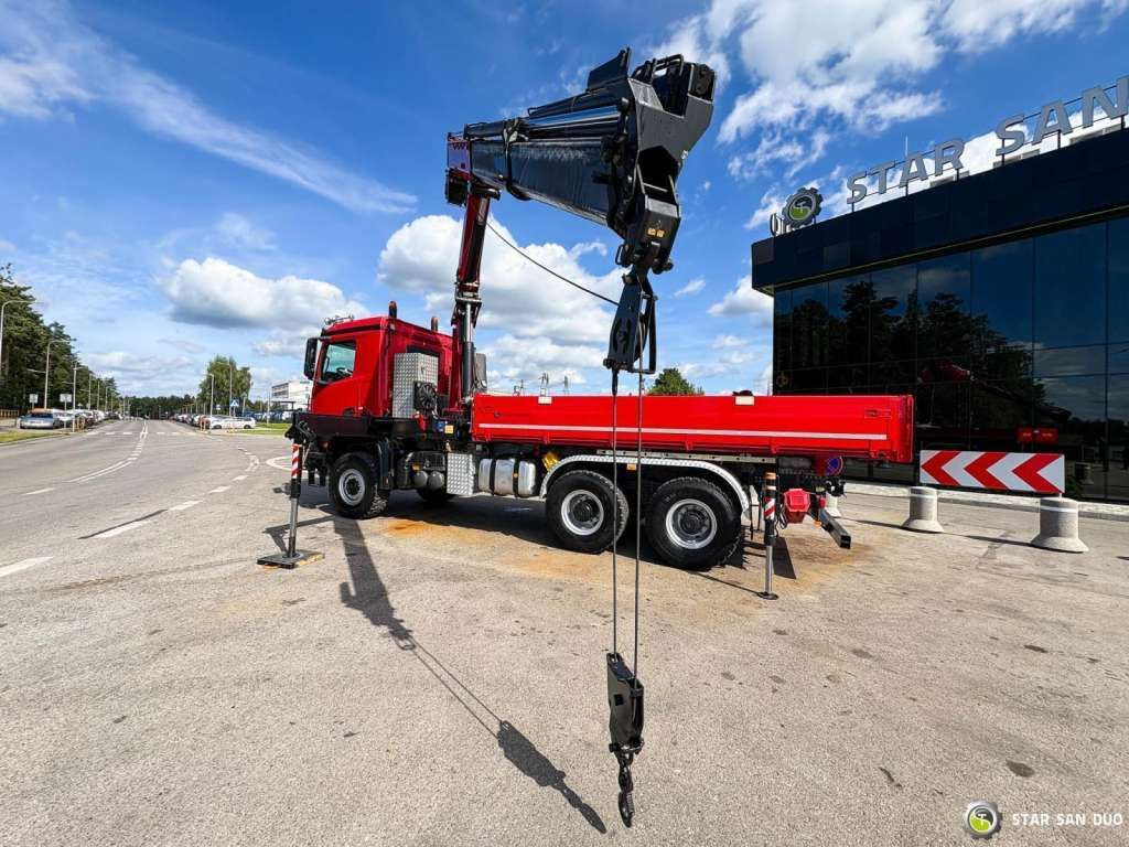 Mercedes-Benz AROCS 3345 6x6 HMF 3220 Winch Crane Tipper - Camion basculantă: Foto 4 Mercedes-Benz AROCS 3345 6x6 HMF 3220 Winch Crane Tipper - Camion basculantă: Foto 4