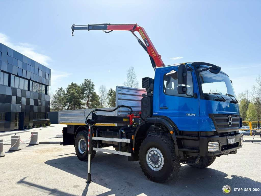 Mercedes-Benz AXOR 1824 4x4 PALFINGER PK 8500 Crane Kran - Camion cu macara: Foto 2 Mercedes-Benz AXOR 1824 4x4 PALFINGER PK 8500 Crane Kran - Camion cu macara: Foto 2