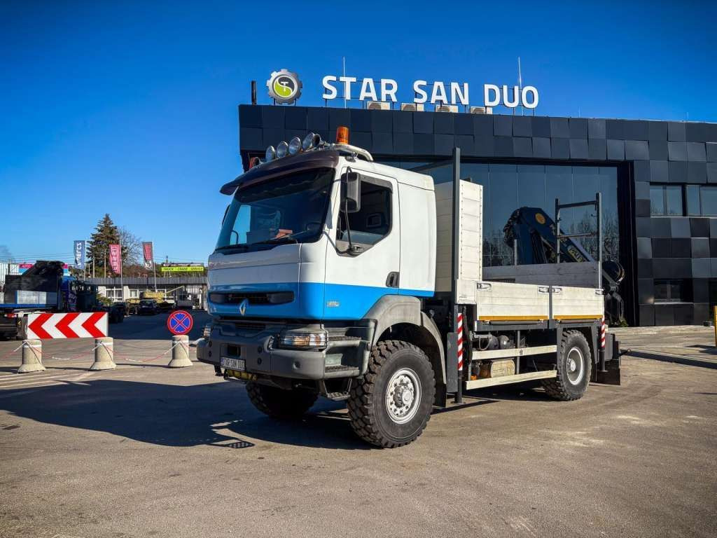 Renault KERAX 270 4x4 PALFINGER PK 16502 CRANE WINCH - Camion cu macara, Camion platformă: Foto 3 Renault KERAX 270 4x4 PALFINGER PK 16502 CRANE WINCH - Camion cu macara, Camion platformă: Foto 3