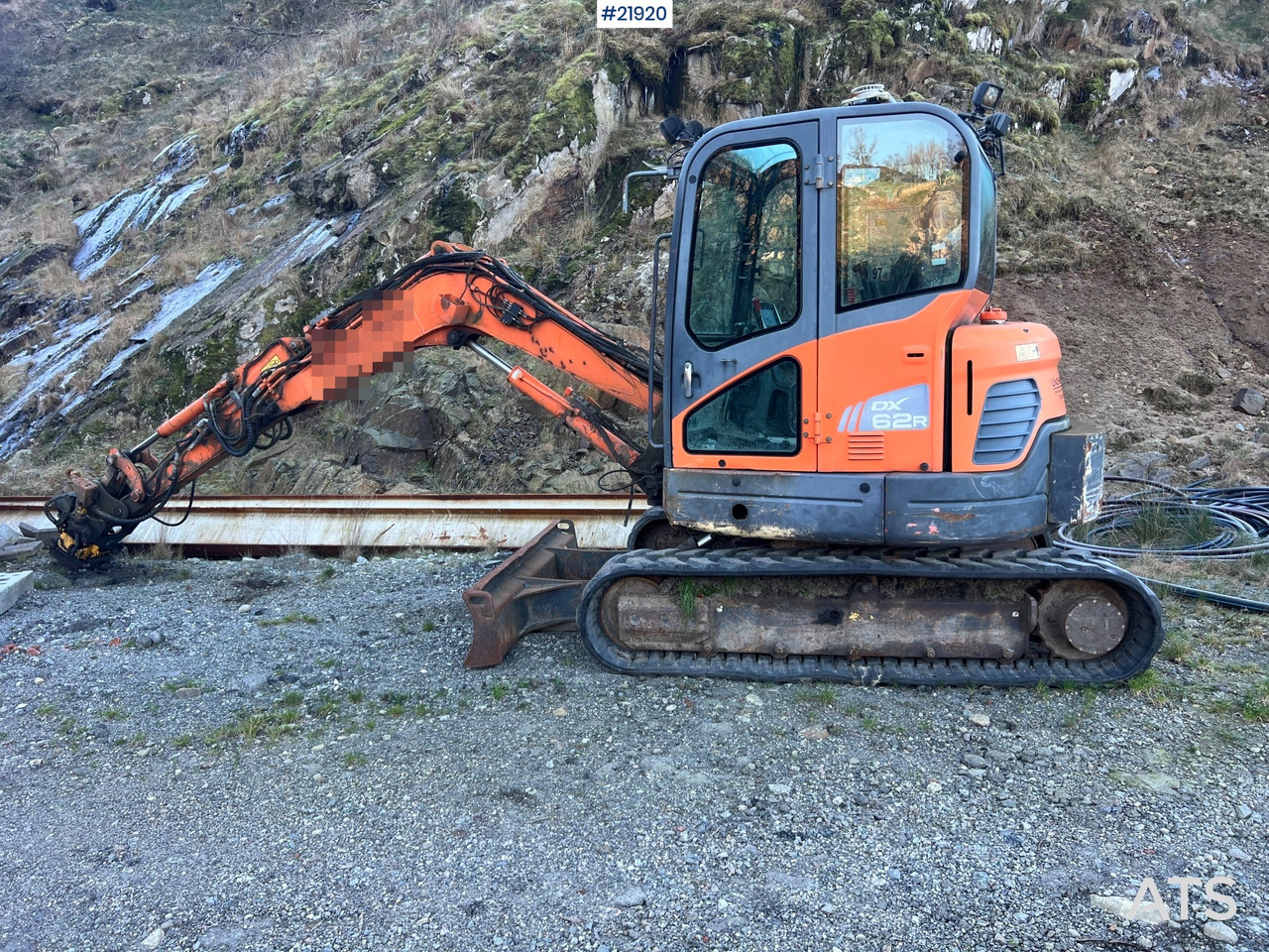 Doosan DX62R-3 gravemaskin m/ rototilt, pusseskuffe og graveskuffe - Excavator pe şenile: Foto 3 Doosan DX62R-3 gravemaskin m/ rototilt, pusseskuffe og graveskuffe - Excavator pe şenile: Foto 3