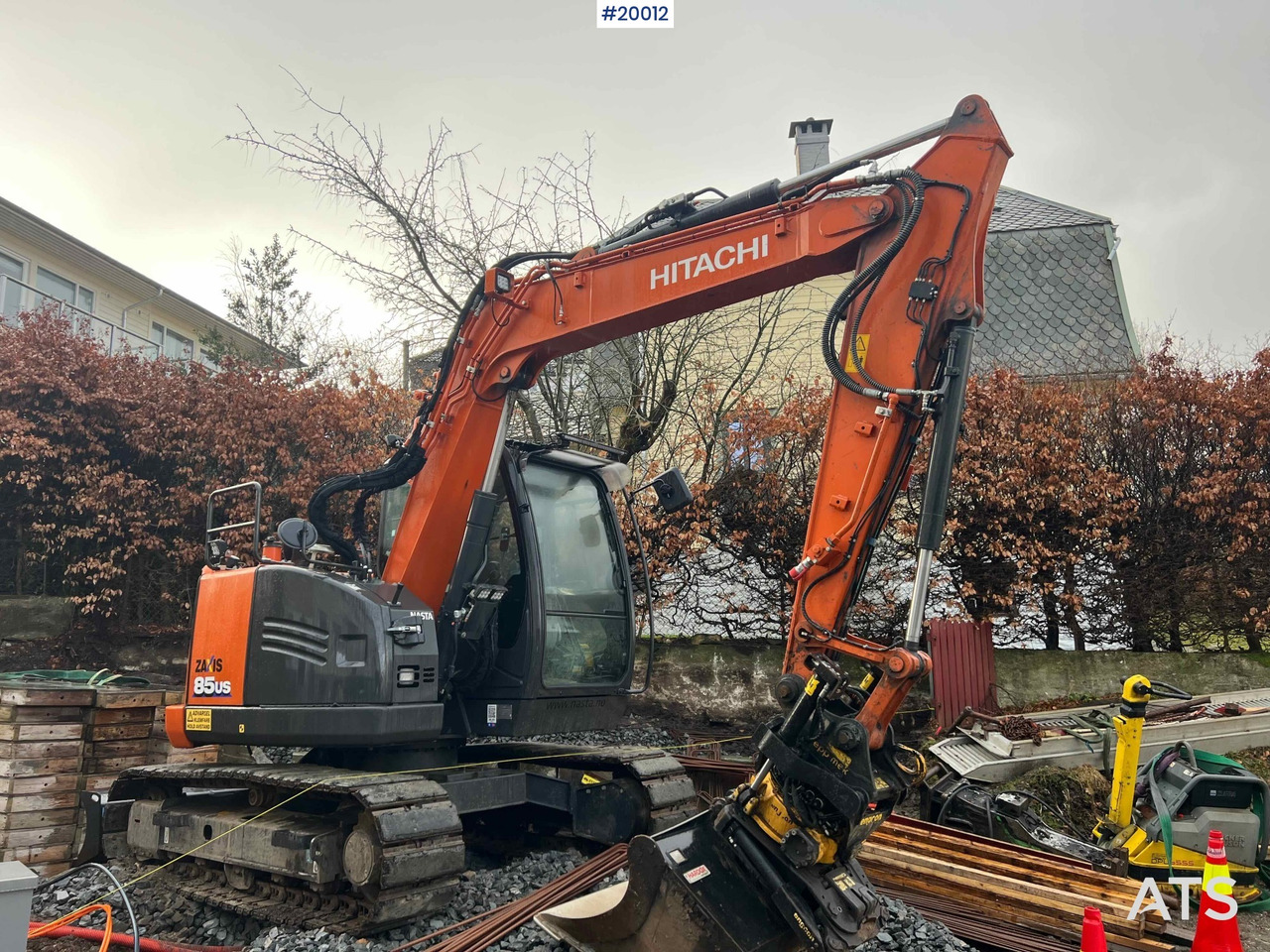 Hitachi zx85us-6 gravemaskin m/ rototilt med klype og pusseskuffe - Excavator pe şenile: Foto 2 Hitachi zx85us-6 gravemaskin m/ rototilt med klype og pusseskuffe - Excavator pe şenile: Foto 2