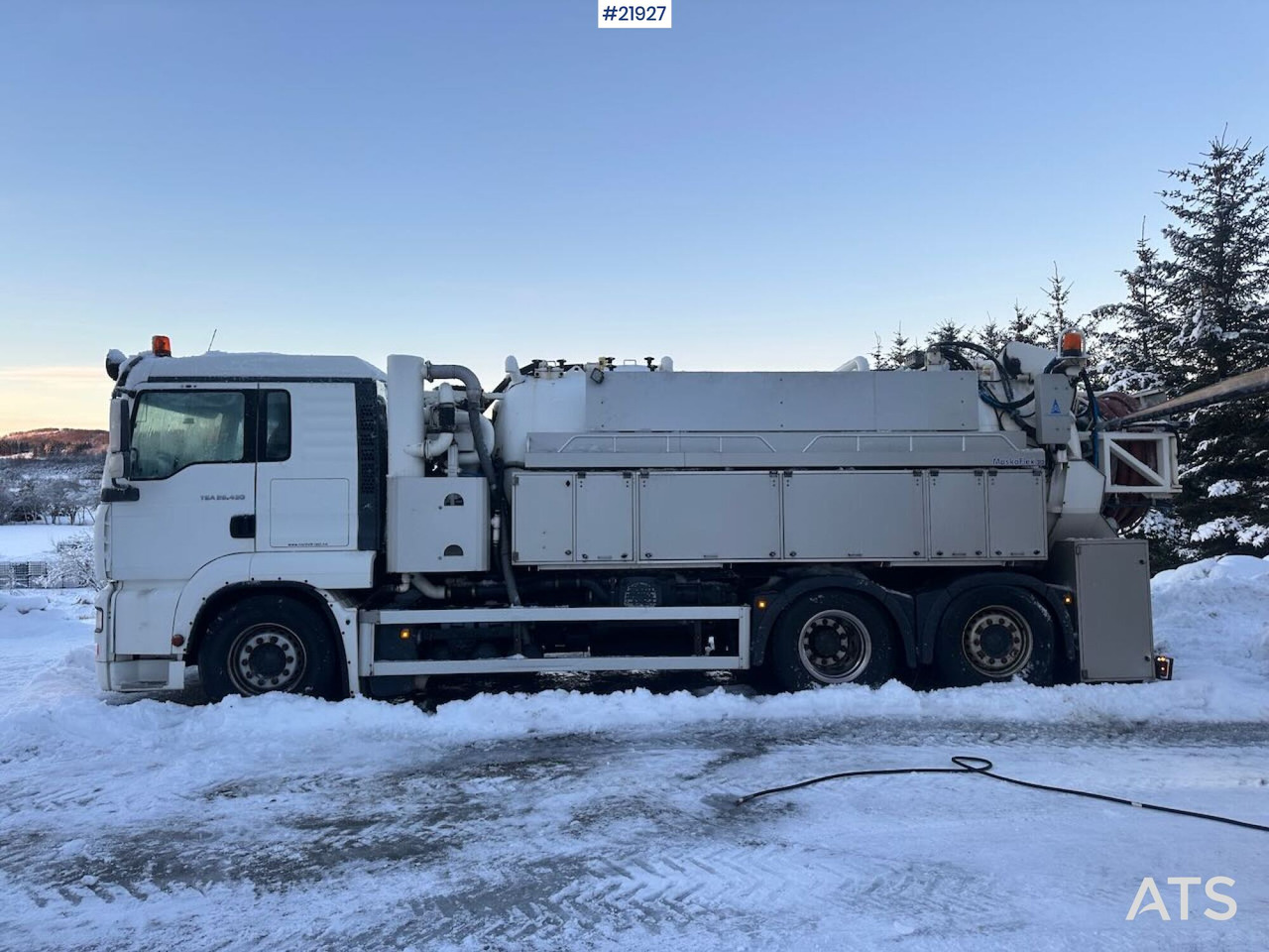 MAN TGA 26.430 6x2 sug-/spylebil m/ Maskoflex påbygg. SE VIDEO. - Maşină pentru vidanjări: Foto 3 MAN TGA 26.430 6x2 sug-/spylebil m/ Maskoflex påbygg. SE VIDEO. - Maşină pentru vidanjări: Foto 3