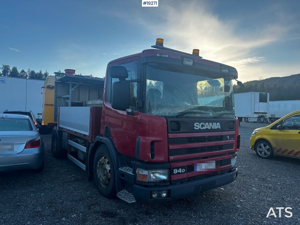 Scania P94 bufferbil m/ Euroskilt pute. Lav km - Maşina comunala, Camion: Foto 1 Scania P94 bufferbil m/ Euroskilt pute. Lav km - Maşina comunala, Camion: Foto 1