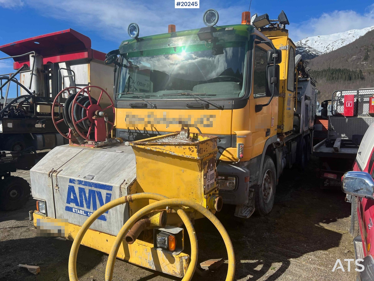 Mercedes Actros 2641 6x4 M/ 2008 AMV 7450 Betong sprøyterigg påbygg - Autopompă de beton: Foto 4 Mercedes Actros 2641 6x4 M/ 2008 AMV 7450 Betong sprøyterigg påbygg - Autopompă de beton: Foto 4