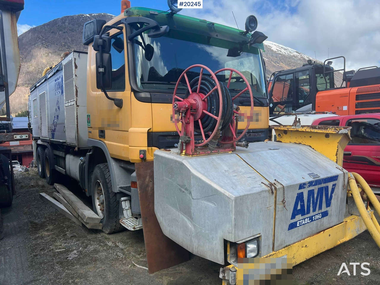 Mercedes Actros 2641 6x4 M/ 2008 AMV 7450 Betong sprøyterigg påbygg - Autopompă de beton: Foto 1 Mercedes Actros 2641 6x4 M/ 2008 AMV 7450 Betong sprøyterigg påbygg - Autopompă de beton: Foto 1