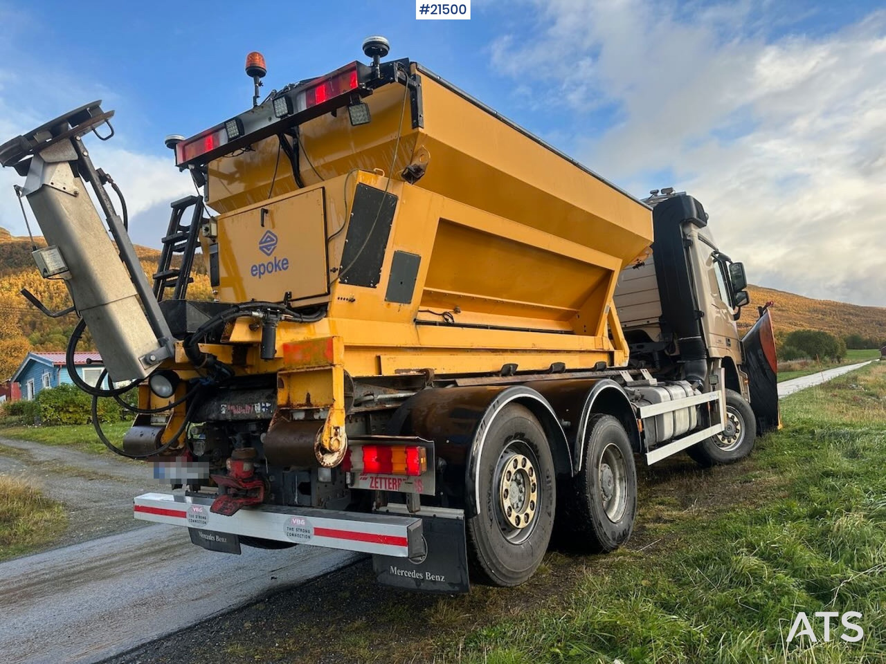 Mercedes Actros 2848 4x4+2 brøyterigget krokbil - Camion cu cârlig: Foto 5 Mercedes Actros 2848 4x4+2 brøyterigget krokbil - Camion cu cârlig: Foto 5