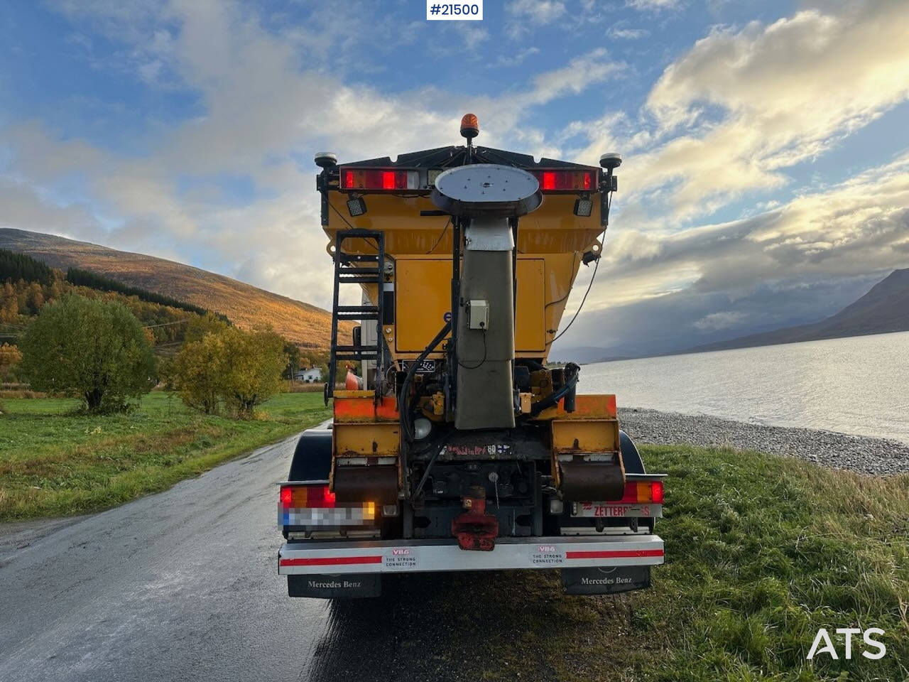 Mercedes Actros 2848 4x4+2 brøyterigget krokbil - Camion cu cârlig: Foto 4 Mercedes Actros 2848 4x4+2 brøyterigget krokbil - Camion cu cârlig: Foto 4