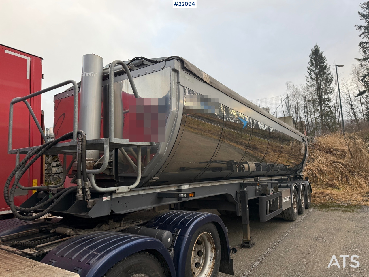 Kel-berg 3 akslet Asfaltsemi m/ luftkapell og fjernkontroll - Remorcă: Foto 2 Kel-berg 3 akslet Asfaltsemi m/ luftkapell og fjernkontroll - Remorcă: Foto 2