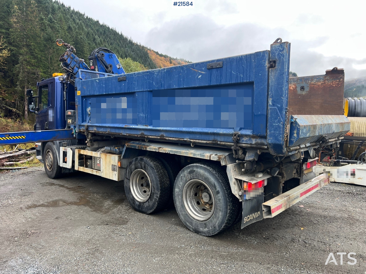 Scania P380 6x2 kranbil m/tipp, m/14t/ og m/Hiab kran - Camion cu macara: Foto 5 Scania P380 6x2 kranbil m/tipp, m/14t/ og m/Hiab kran - Camion cu macara: Foto 5