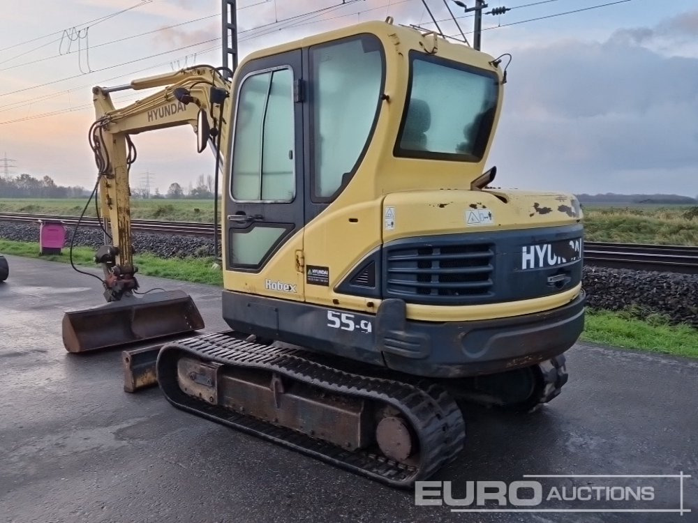 2011 Hyundai ROBEX 55-9 - Mini excavator: Foto 3 2011 Hyundai ROBEX 55-9 - Mini excavator: Foto 3