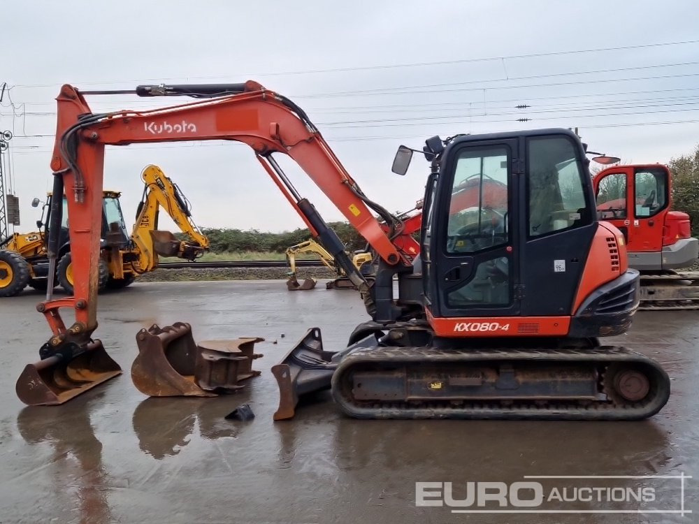2015 Kubota KX080-4 - Mini excavator: Foto 2 2015 Kubota KX080-4 - Mini excavator: Foto 2