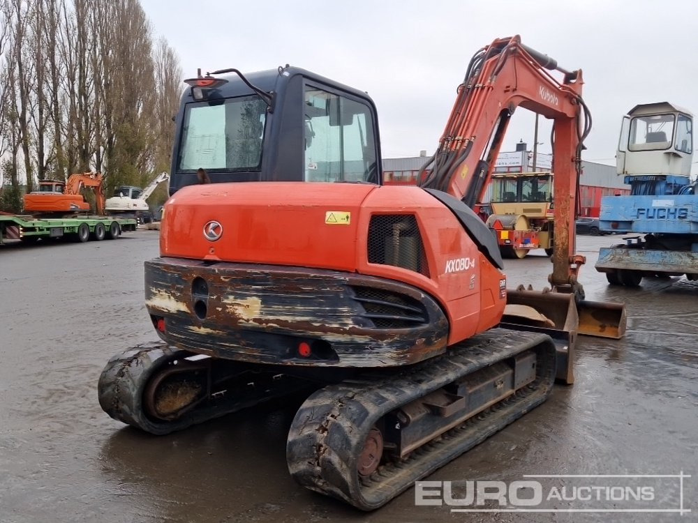 2015 Kubota KX080-4 - Mini excavator: Foto 4 2015 Kubota KX080-4 - Mini excavator: Foto 4