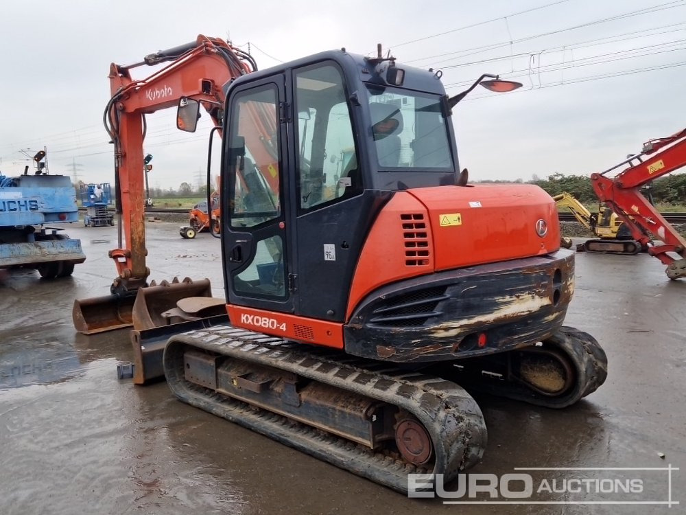 2015 Kubota KX080-4 - Mini excavator: Foto 3 2015 Kubota KX080-4 - Mini excavator: Foto 3