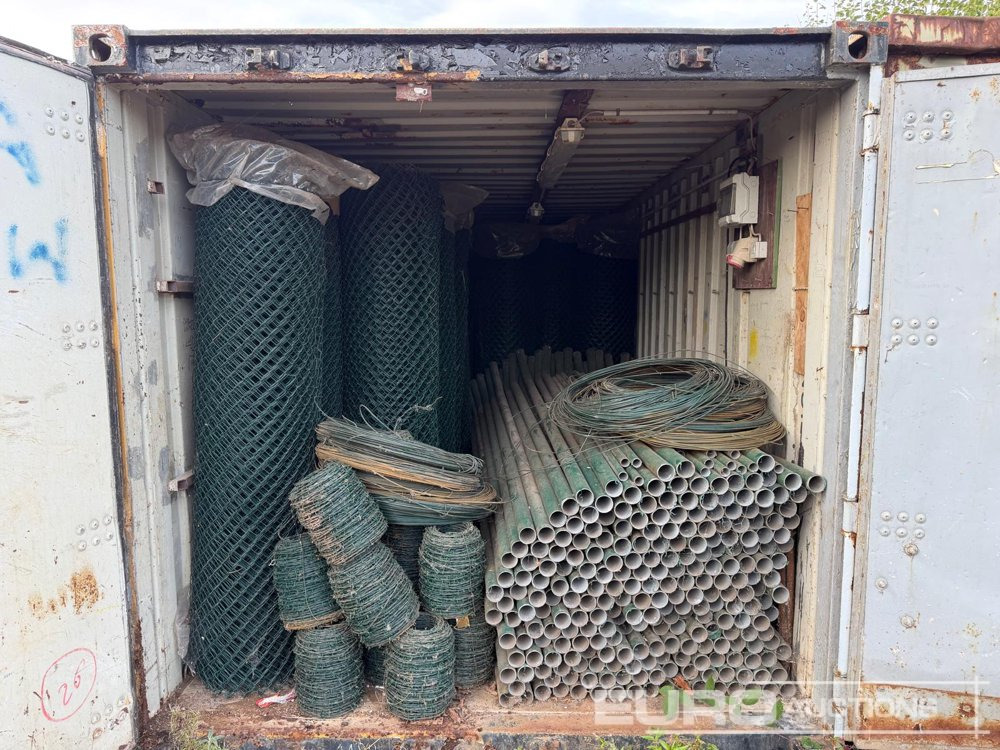 Steel Storage Container, Fencing Poles, Fencing Wire, Barb Wire, (Being Sold Offsite : Duisburg, 47239 Germany) - Container maritim: Foto 3 Steel Storage Container, Fencing Poles, Fencing Wire, Barb Wire, (Being Sold Offsite : Duisburg, 47239 Germany) - Container maritim: Foto 3