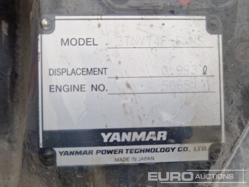 Motor Unused Yanmar 3TNV74F-SNNS: Foto 12