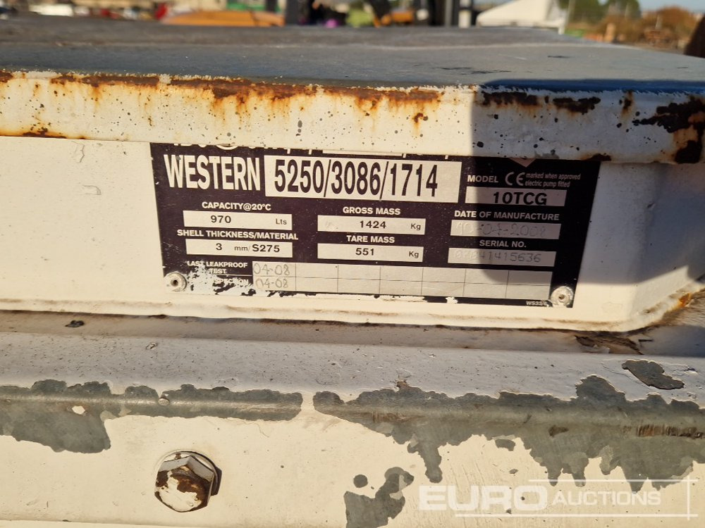 2008 Western 1000Ltr Diesel Bowser - Rezervor de stocare: Foto 5 2008 Western 1000Ltr Diesel Bowser - Rezervor de stocare: Foto 5